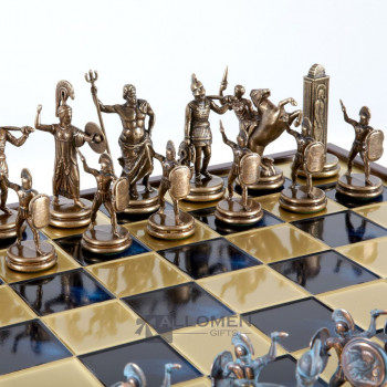 Шахи MANOPOULOS Грецька міфологія (SK4BBLU) 34х34 см